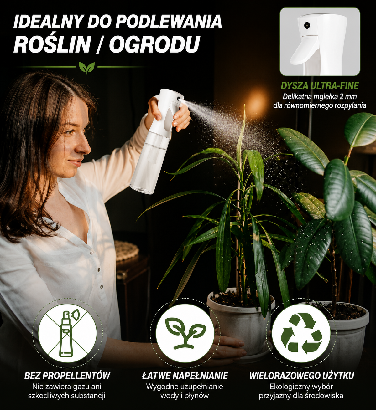 OLIVEX™ – Wielofunkcyjny Rozpylacz Kuchenny 500 ml